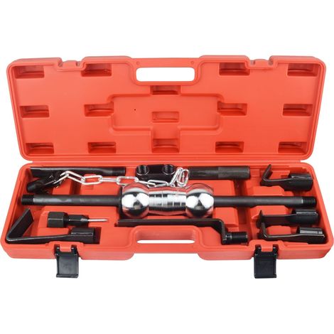 Kit d'outils de réparation de carrosserie 13 pièces avec Marteau Coulissant, Extracteur de débosselage de voiture (1/5)