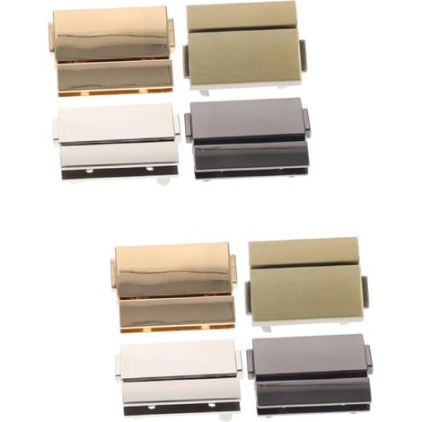 2 Ensembles Verrou De Sac Clasp De Remplacement Pour Sac À Main Accessoires De Fermeture Durable Robuste 4 Pièces 2 (1/5)