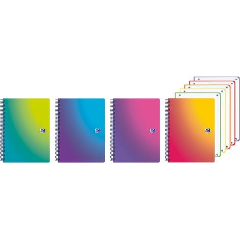 BLOC EUROPEANBOOK A4+ GRADIENT CUADRO 5X5 120H T. PLASTICO