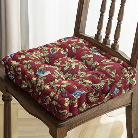 Paquet de carré Coussin sol en moelleux pour chambre à coucher - décoratif canapé chaise 1 pièce42x42x10cm-Coussin tissu (1/4)