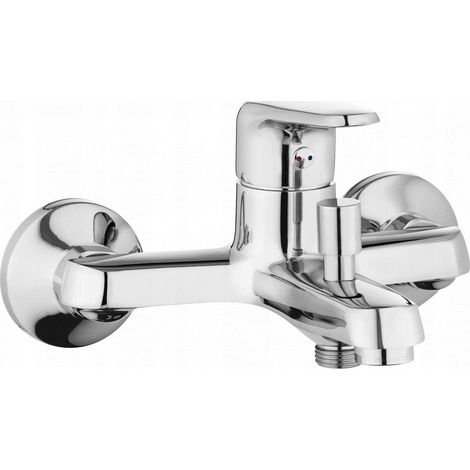 Deante Almond Badewannenarmatur Chrom modernes Design