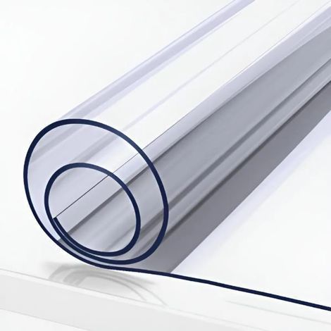 Panneau acrylique imperméable et antitache de 90 x 160 cm, nappe en polycarbonate transparent lavable (1/4)