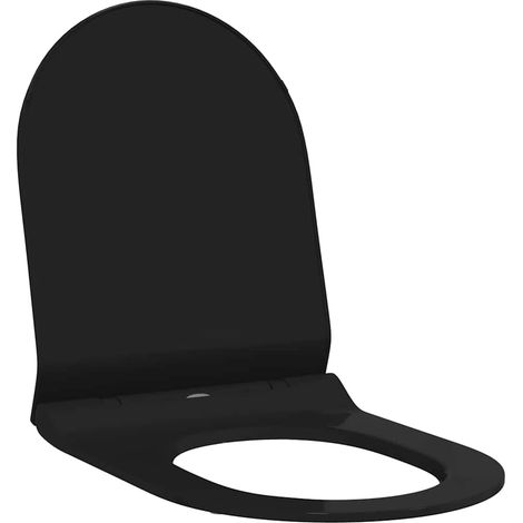 Siège de toilette Réglable Noir 50 x 36,5 x 5 cm Polypropylène