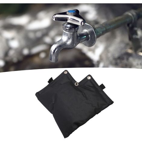 Protecteur de Robinet Extérieur Anti Gel Épais Imperméable Isolé Couverture Robinet Jardin Housse Robinet d'Eau Jardin avec Cordes Fixation (1/5)