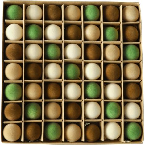 Boules De Noël - 49 Pièces - Diamètre 2,5 cm - En Velours Et Plastique Écologique - Résistantes Aux Chocs - Pour Arbre De Noël Intérieur Extérieur Jardin Mur (1/2)