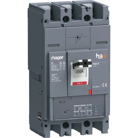 Disjoncteur h3+ P630 LSI 3x250A 70kA)