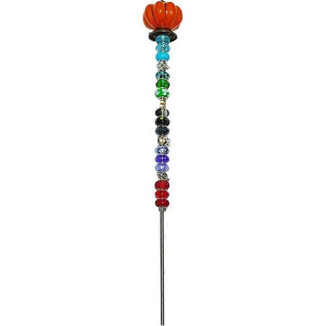Perlenbesetzte Gartenstecker, handgefertigte Feenstäbe, Pflanzenstützen für Topfpflanzen, Feenstäbe zur Gartendekoration C (1/5)