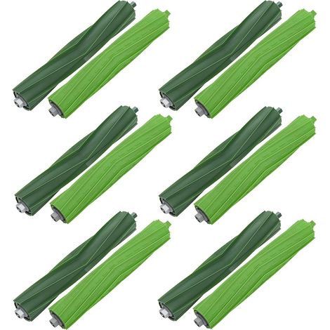 FOREHILL Confezione da 6 rulli spazzola compatibili con iRobot Roomba, 12 spazzole in gomma di ricambio per Roomba serie E E5 E6 E7, I (1/5)
