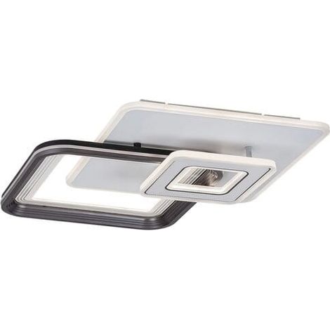 Plafoniera LED Rabalux Stregobor 48W Ø49,5 grigia con telecomando