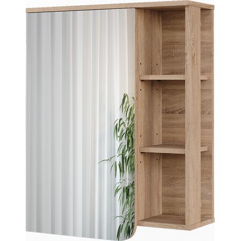 Mobile a specchio Karen, Sonoma/blu, 60 x 75 cm, Vicco