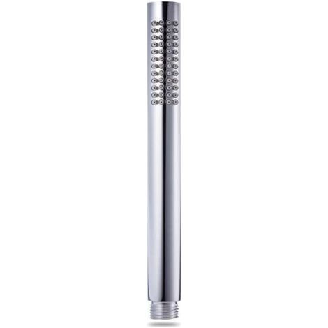 solid brass, chrome, water saving shower head, 1 jet hand shower with 48 anti-limescale nozzles, anti-limescale shower head (1/5)