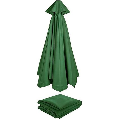 JSSEVN-Parasol De Jardin 3.0m Dessus De Parapluie De Remplacement pour 6Bras, Toile De Rechange Housse De Parapluie,pour Terrasse (1/5)