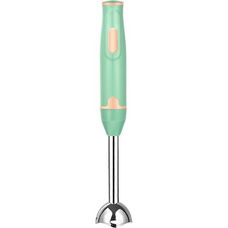 Elektrischer Stabmixer mit Gemüsezerkleinerer, EU-Stecker, grün