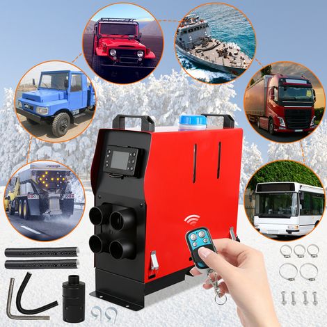 Jiubiaz Diesel Standheizung 8KW 12V All-in-One, 5L Tank, LCD Display & Fernbedienung, schnelle Luftheizung für Wohnmobil LKW Camper Winter (1/5)