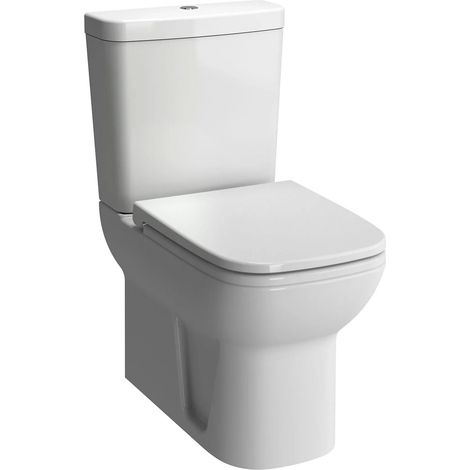 Vitra S20 Close Coupled Toilet Closed Back Push Button Cistern - Standard Seat (1/5)