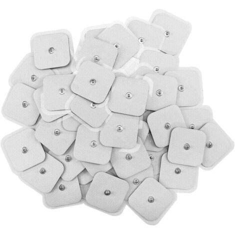 30 PièCes Cm éLectrodes éLectrode Tampon Auto-AdhéSif éLectrode Patchs pour TENS ThéRapie Machines PhysiothéRapie,TRIMEC (1/5)