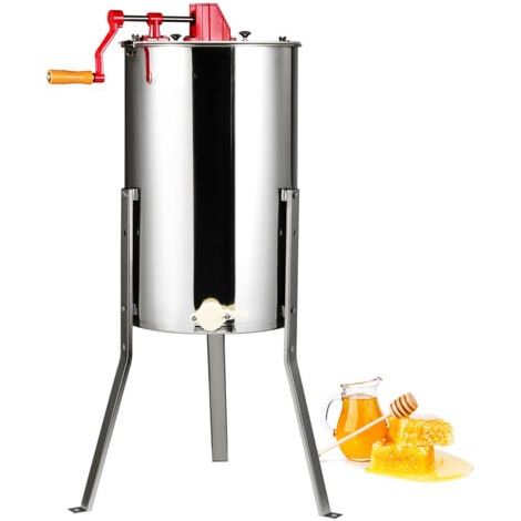 [JAMAIS UTILISÉ] Mophorn Extracteur de miel manuel Matériel d'apiculture 3 cadres en acier inoxydable