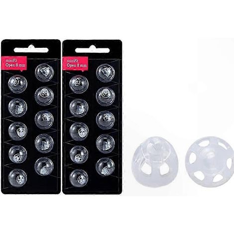 Universelle Ohrstöpsel, 2er-Pack (8 mm) mit Belüftungsöffnungen, kompatibel mit MiniFit-Geräten (1/5)