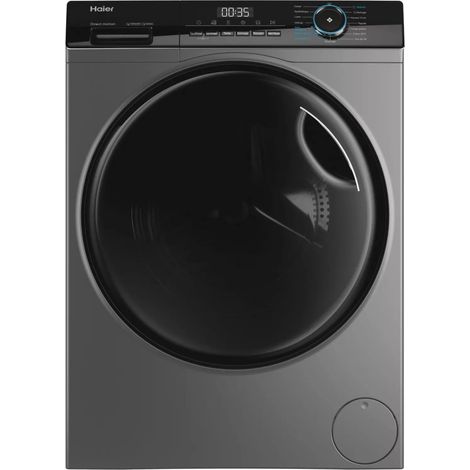 Haier – Lave-linge séchant 8 kg – Classe A – Vitesse d'essorage 1400 tr/min – Départ différé 24h – HWD80B14939S8FR