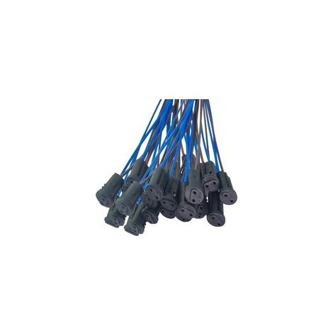 25 Stück G4-Lampenfassungen 20 cm, Keramiksockel, 12 V G4-Halogenfassungen für Quarzlampen und LED-Lampen (1/5)