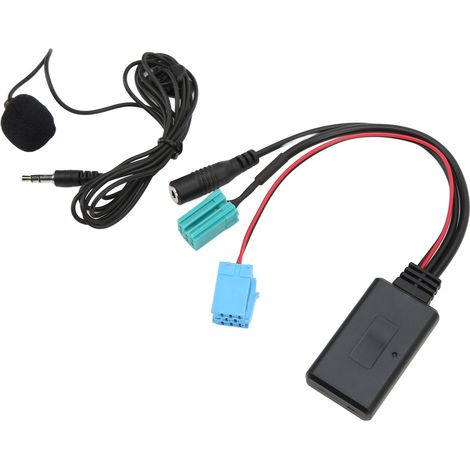 Adaptateur Bluetooth 5.0 pour autoradio Clio Espace Kangoo, câble audio 6 broches avec micro intégré, kit mains libres musique voiture, remplacement stéréo (1/5)