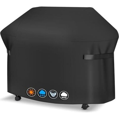 Housse de barbecue résistante aux intempéries - 7130 Housses de barbecue pour Weber Genesis II Series Imperméable. Housse en PU 600D pour Weber Genesis E-330. E-310. S-310. S-330. S-3 (1/5)