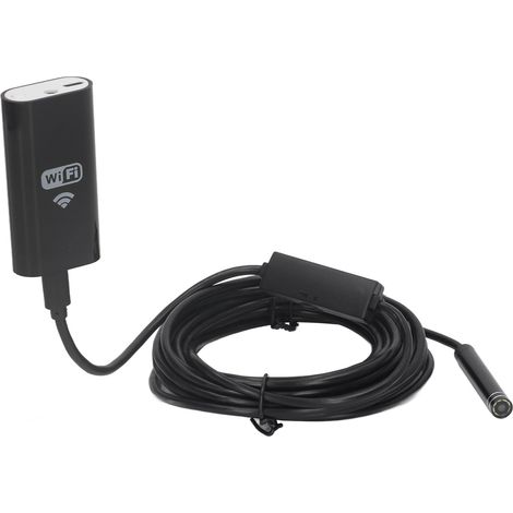 2MP HD WiFi-Endoskopkamera, IP67 wasserdicht, 8mm Objektiv, 5m Kabel, Inspektion mit 8 LEDs zur visuellen Kontrolle. (1/5)
