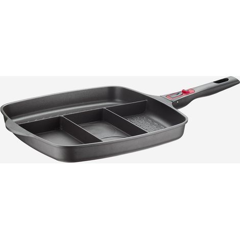 Poêle antiadhésive multiportion 32 cm induction PRO (1/3)
