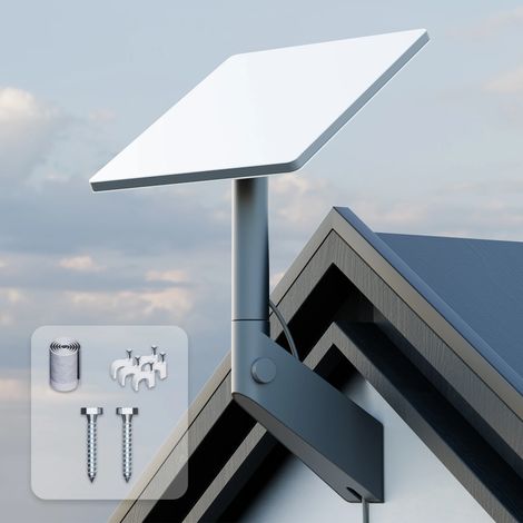 (Réglable - Pour Starlink Mini) Support mural Starlink Mini 360° - Support mural Starlink Mini réglable avec inclinaison à 360° (1/5)
