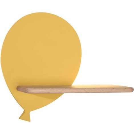 Applique murale Candellux Baloon bois jaune LED 4W (1/3)