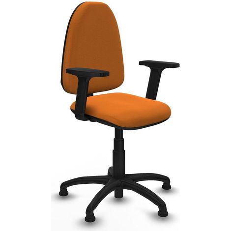 Piqueras y Crespo Silla de oficina Aýna naranja confortable