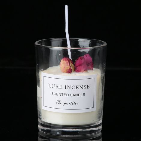 Bougie parfumée en pot de verre, cadeau d'anniversaire, décoration intérieure, décoration de table de mariage (1/5)
