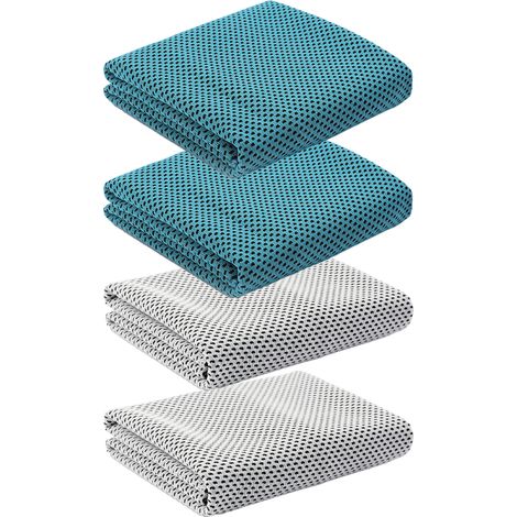 Serviette De Refroidissement En Microfibre - Matériau Respirant Évaporatif - Pour Yoga Sport Course Gym Extérieur - Lot De 1 (1/5)