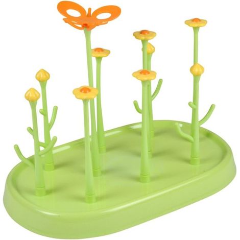 Paris Prix - égouttoir à Biberons joli Jardin 32cm Vert (1/2)