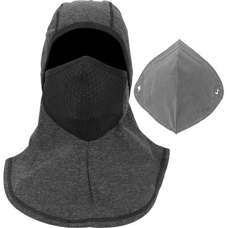 Masque cycliste unisexe en polyester, coupe-vent imperméable pour sports extérieurs - Gris classique (1/5)