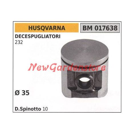 Pistone per decespugliatore 232 Ø 35mm HUSQVARNA 017638