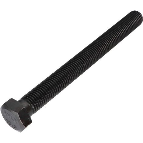 Vis métaux Tête hexagonale TH M20X200 Classe 10.9 Acier brut-5 pièces