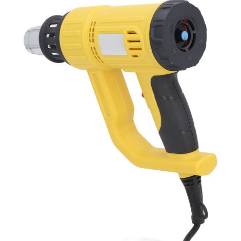 Kit pistolet à air chaud 1800 W, débit d'air 300 L/500 L, température variable de 50 à 600 °C, torche thermique portative avec 4 buses, prise UE 220 V (1/5)