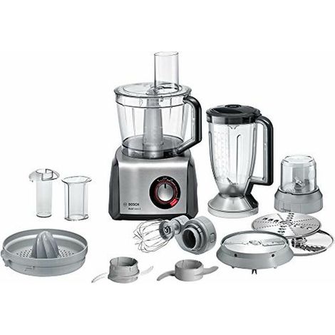 Bosch MC812M844 Multifunktionsroboter schwarz und Edelstahl 1250W (1/2)