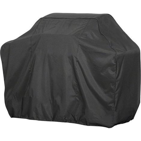 BBQ cover 190 x 71 x 117 cm, black, square, universal, waterproof, UV and weather resistant (1/5)