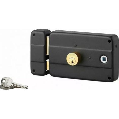 Fermeture anti-panique : Idea Push NF EN 1125 - ISEO - 1 point latéral seul 840 mm - Noir