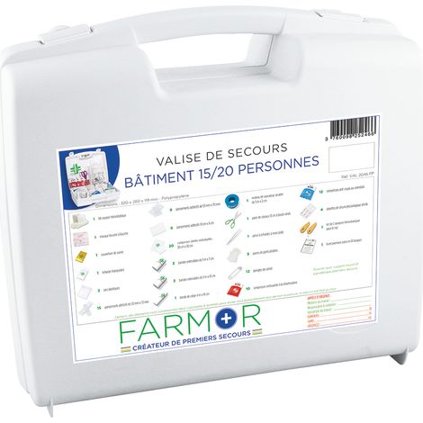 Valise de secours 15/20 personnes - FARMOR - VAL 2046 PP (1/2)