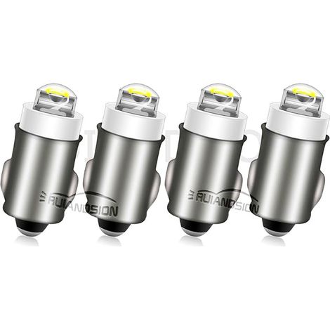 BA7S LED Bulb White 12V Non-Polar Car Motorcycle Meter Light Pack of 4 (1/5)