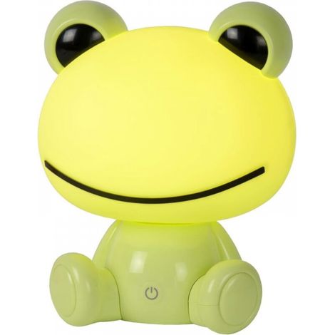 LAMPE DE DÉCORATION POUR ENFANTS SUPER GRANDE Lampe tactile avec veilleuse à trois intensités, veilleuse pour enfants et bébés, câble USB. PAS SANS FIL. Grenouille (1/4)