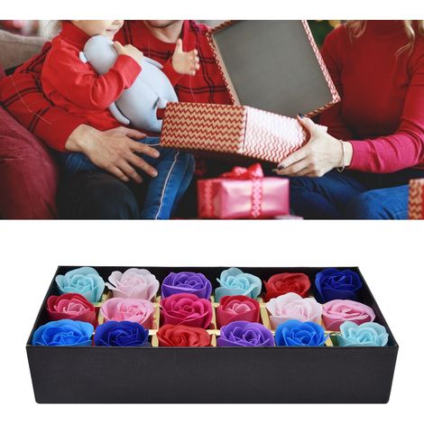Seifenblumen, 18 farbenfrohe künstliche Rosen, ideal für Weihnachten, Muttertag, Hochzeiten, Valentinstag und Geburtstage. (1/5)