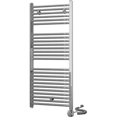 Kibath Secatoallas Radiador eléctrico de 120 cm x 50 cm acabado CROMO brillo fabricado en acero (1/5)