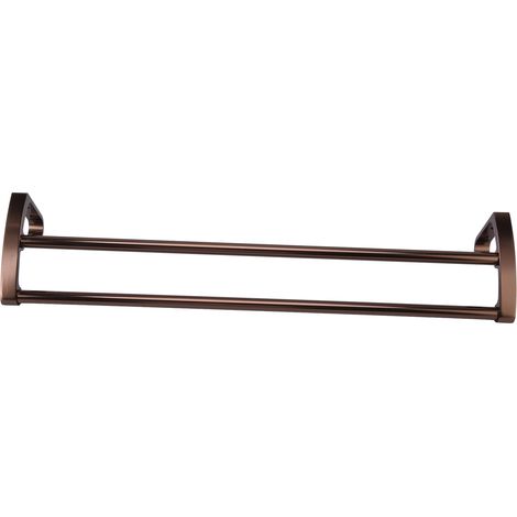 Porte-serviettes barre rose gold, étagère de rangement murale pour salle de bain, WC, lot de quincaillerie suspendue (1/5)
