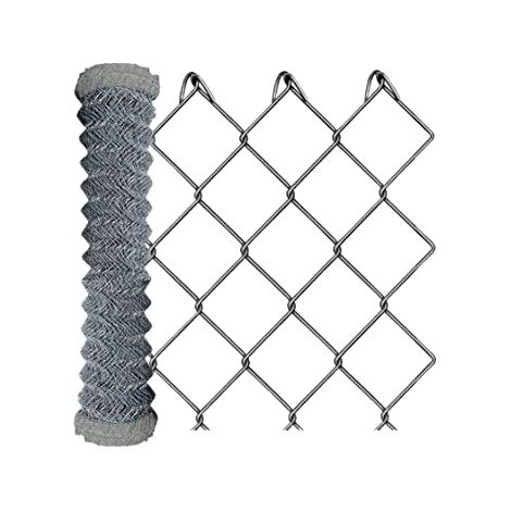 Rete per recinzioni animali zincata con maglia 50x50 sciolta romboidale Rotolo 25mt. filo Ø1,8 - 125cm