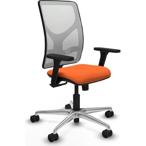 Chaise de bureau piqueras y crespo Motilla noir mousse épaisse (1/2)