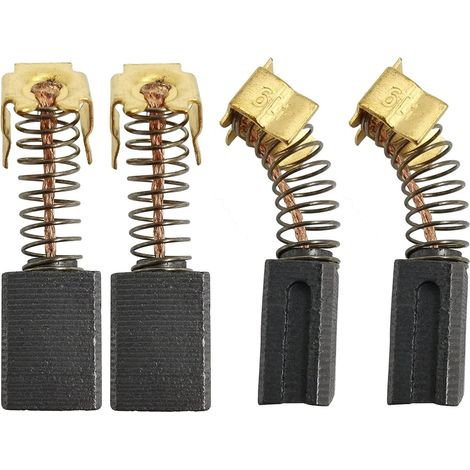 Kit de remplacement de balais de charbon pour moteur CB407 - Compatible avec Makita (lot de 4) (1/4)